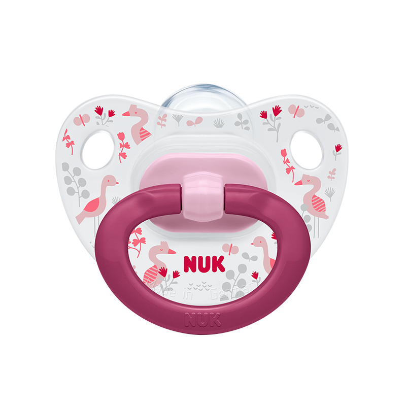 特惠清仓 NUK印花硅胶安抚奶嘴 (6-18月)