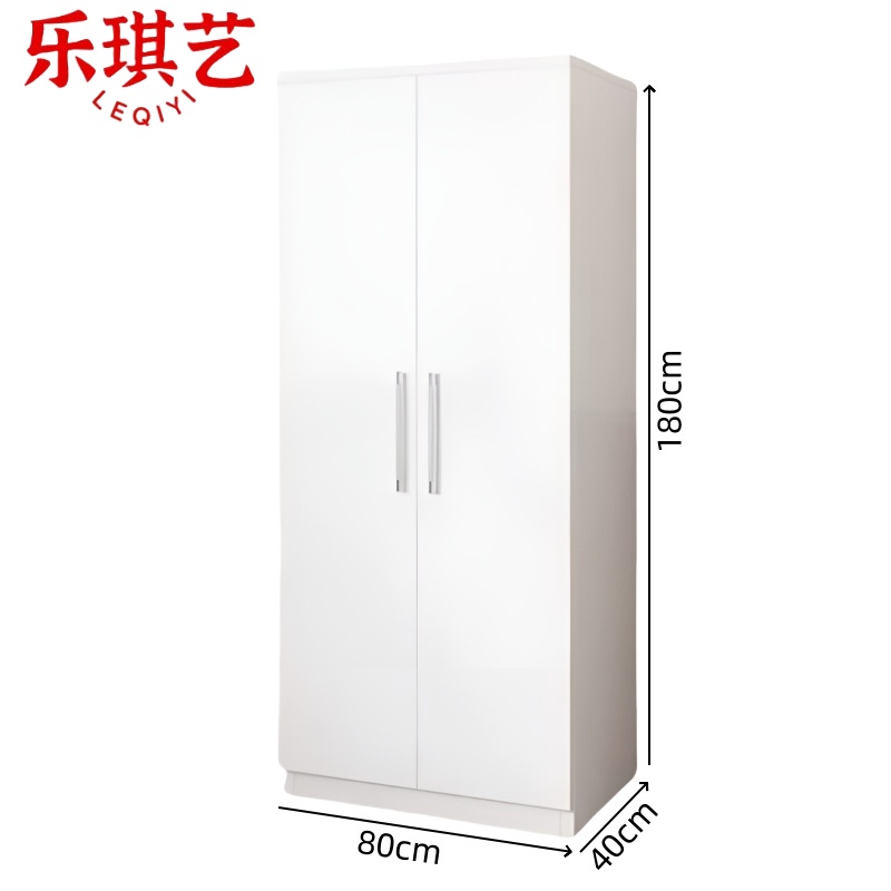 乐琪艺 衣柜 白色 80*40*180cm 台高清大图