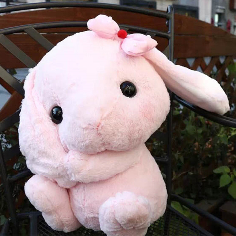 直销amus垂耳兔公仔软萌大白兔毛绒玩具兔子玩偶娃娃活动礼品