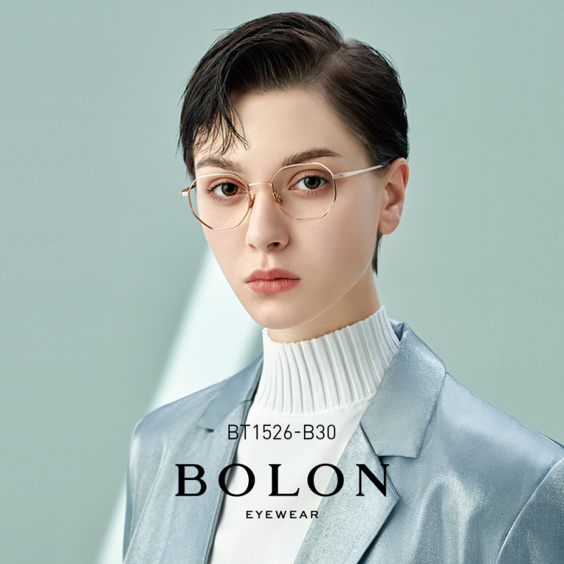 BOLON暴龙2021新品近视镜β钛光学镜架男款镜架小框镜框BT1526