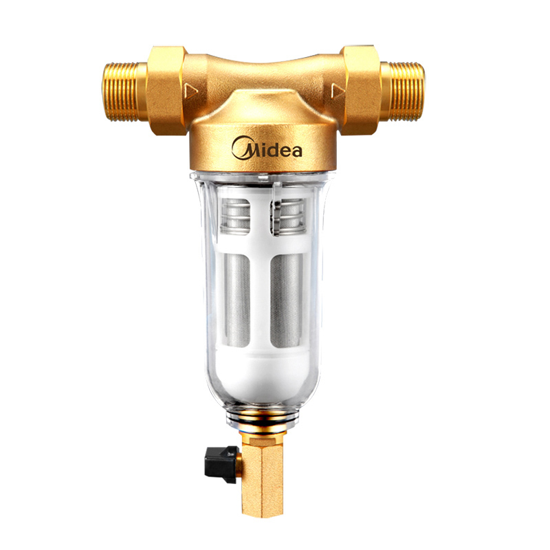 美的(Midea)前置过滤器大流量反冲洗3T/h家用全屋过滤净水器 QZBW20S-8