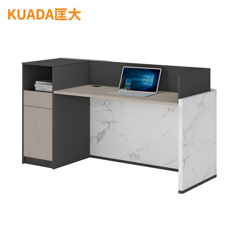 匡大 简约现代接待台1.8米前台桌商务办公接待桌KD-16R1802高清大图