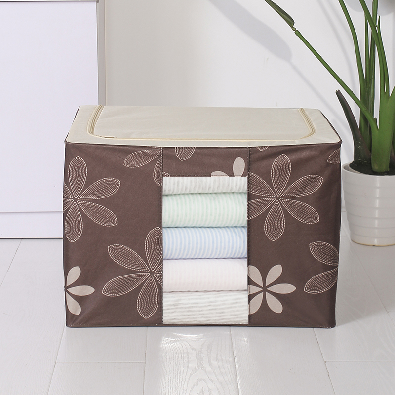 装衣服收纳箱布艺牛津布大号整理箱子可折叠衣物袋储物盒家用神器