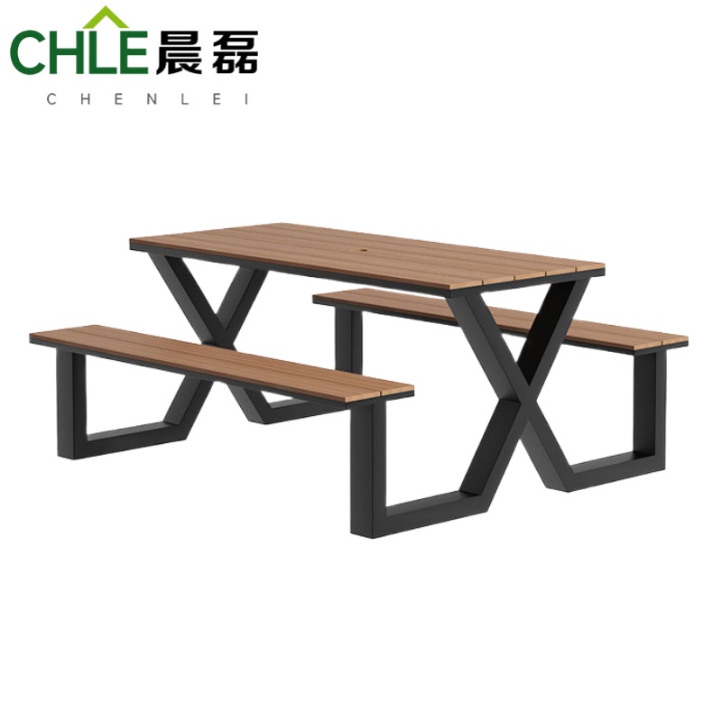 晨磊桌椅组合140*140*75cm/组高清大图