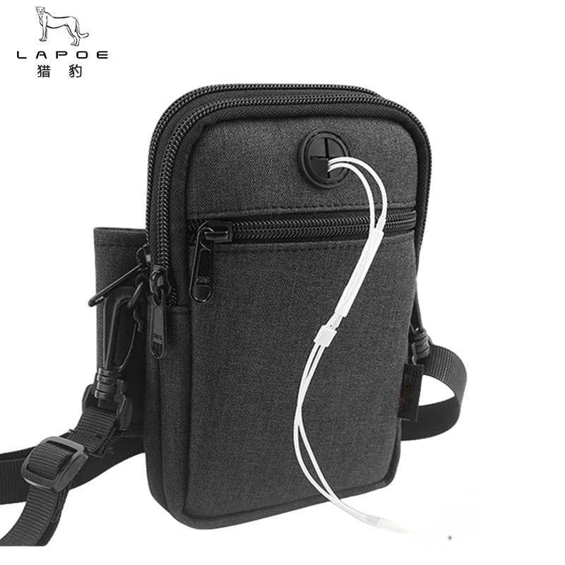 猎豹 多功能证件包斜挎包手机包男女单肩包随身小包12*17cm/个高清大图