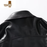 YANXU机车PU皮衣男士潮牌宽松防风皮夹克男装感复古休闲外套