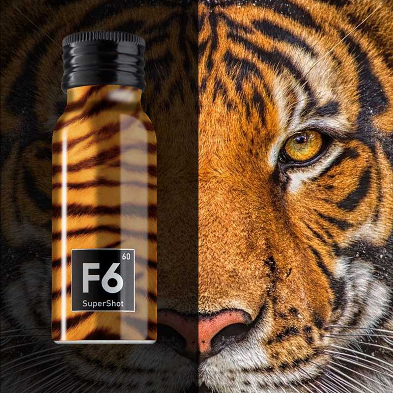 F6 supershot 浓缩 葛根姜植物饮品 60ml*6瓶