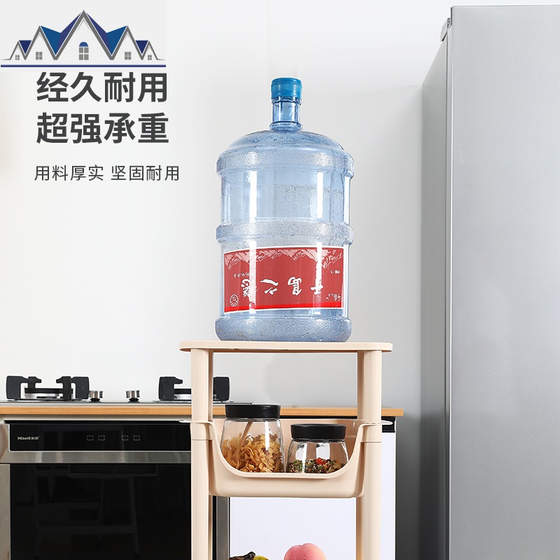 厨房置物架蔬菜篮子收纳筐落地多层家用加厚果蔬收纳置物架子 三维工匠高清大图