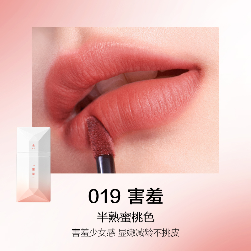 完美日记(PERFECT DIARY)薄透雾感名片唇釉 019