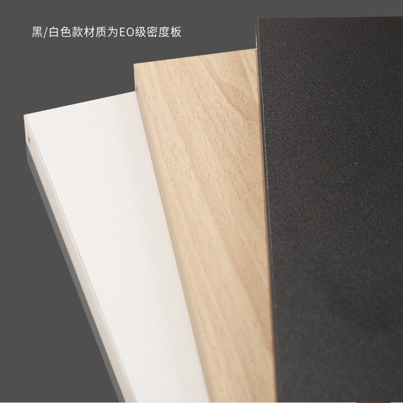 小窝厘 墙上置物架免打孔墙面挂墙装饰卧室木板挂架书架30+60+90原木色4组合高清大图