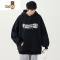 YANXU480g卫衣男2023新款美式潮牌复古连帽高街秋装打底上衣服