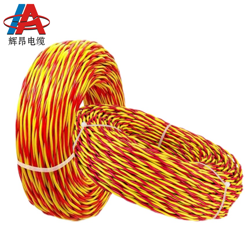 辉昂 铜芯聚氯乙烯电源护套线 RVS 300/300V -2*0.5平方*100米 盘高清大图