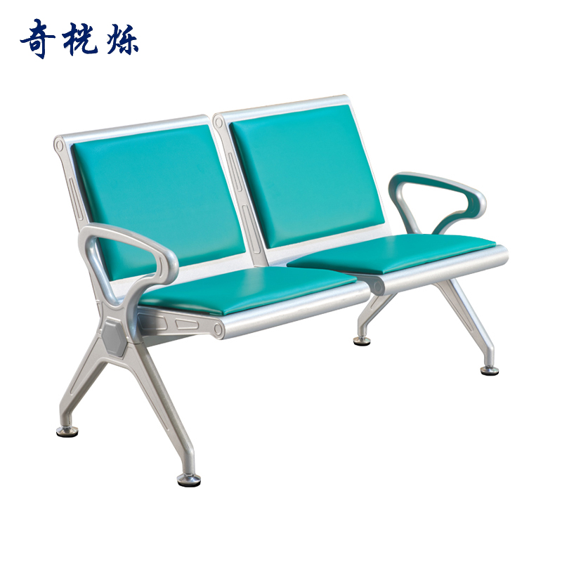 奇桄烁连排椅绿垫2人位张高清大图