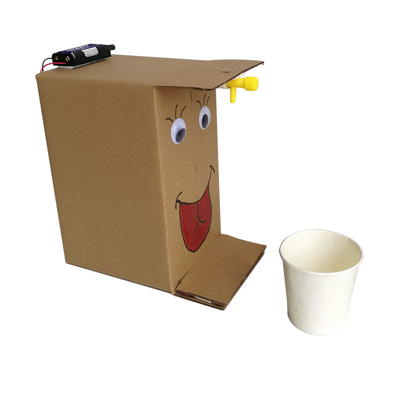 diy自动感应饮水机 废物利用科学小制作环保科技节创意手工小发明