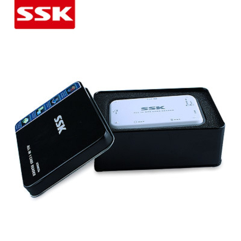 SSK 金属高速 USB3.0 多功能读卡器 SCRM056 (单位:个)