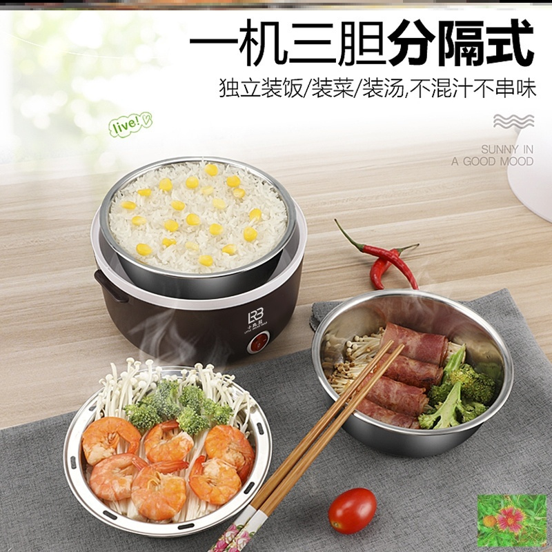 创意注水加热饭盒