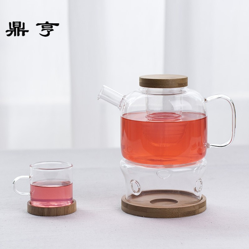 鼎亨自然格│花茶壶水果茶壶养生茶壶玻璃茶具套装 养生壶 加热