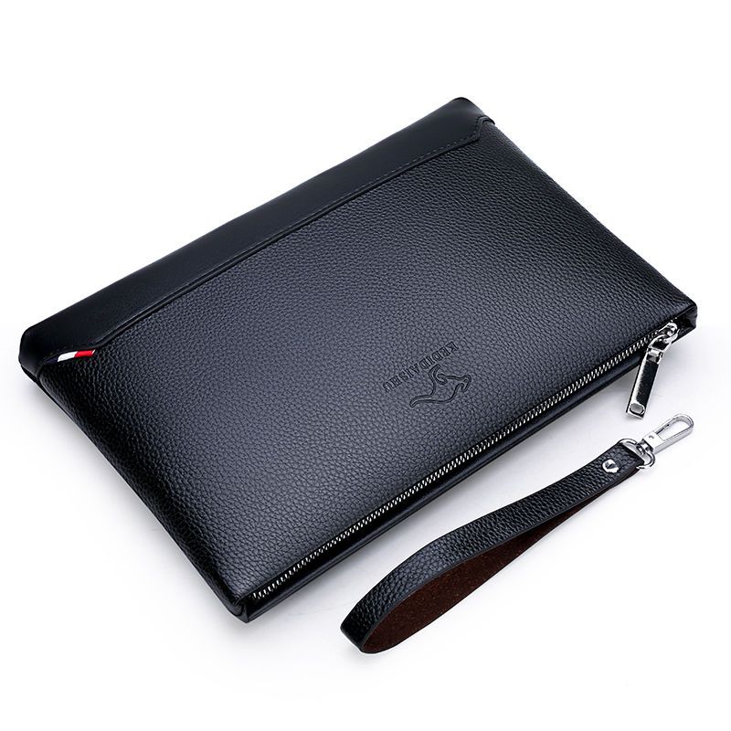 派尼美特新款男士手包男包大容量手拿包钱包男信封包软皮休闲夹包