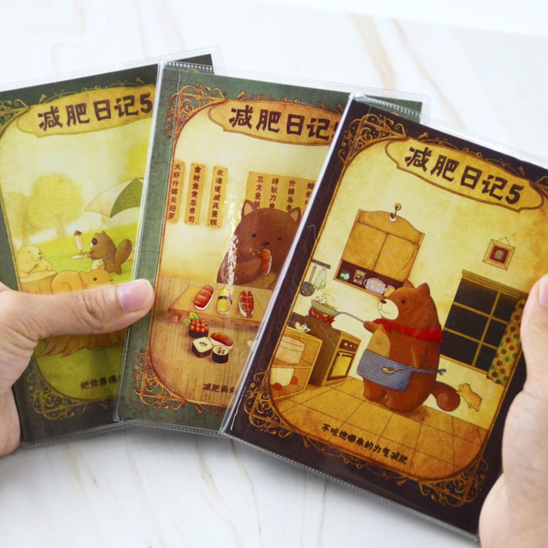 减肥计划表打卡自律表减肥瘦身日记本减重计划本手账健身记录日历 单本装(款式随机)