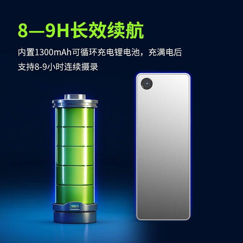 爱国者(aigo)DSJ-D5胸牌视音频记录仪 超广角镜头超轻512G高清大图