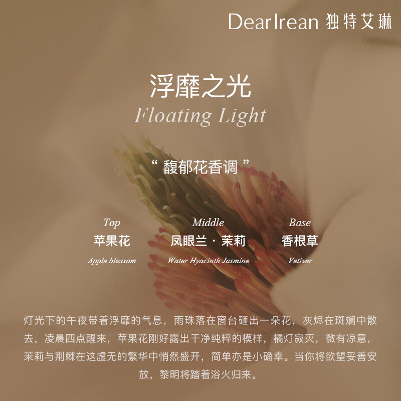 独特艾琳浮靡之光香氛身体精华油(上下油)高清大图