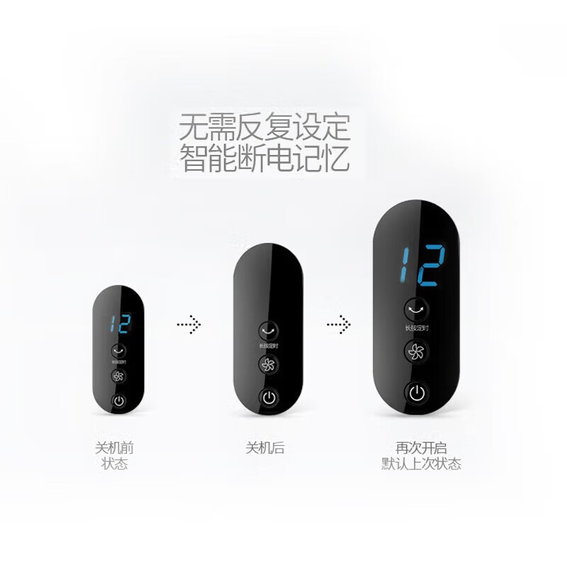Midea美的 落地扇 家用九叶智能遥控落地扇 大风力预约定时电扇变频电风扇 FS40-18AR高清大图