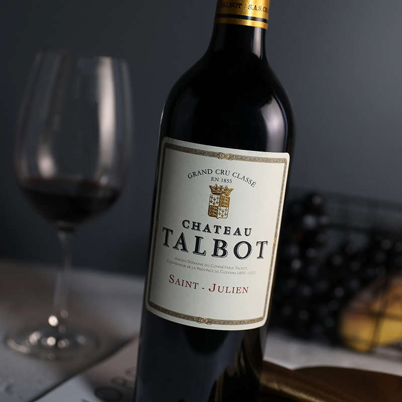 2019年大宝庄园城堡红酒法国原瓶进口波尔多干红酒葡萄酒Chateau Talbot750ML单支装