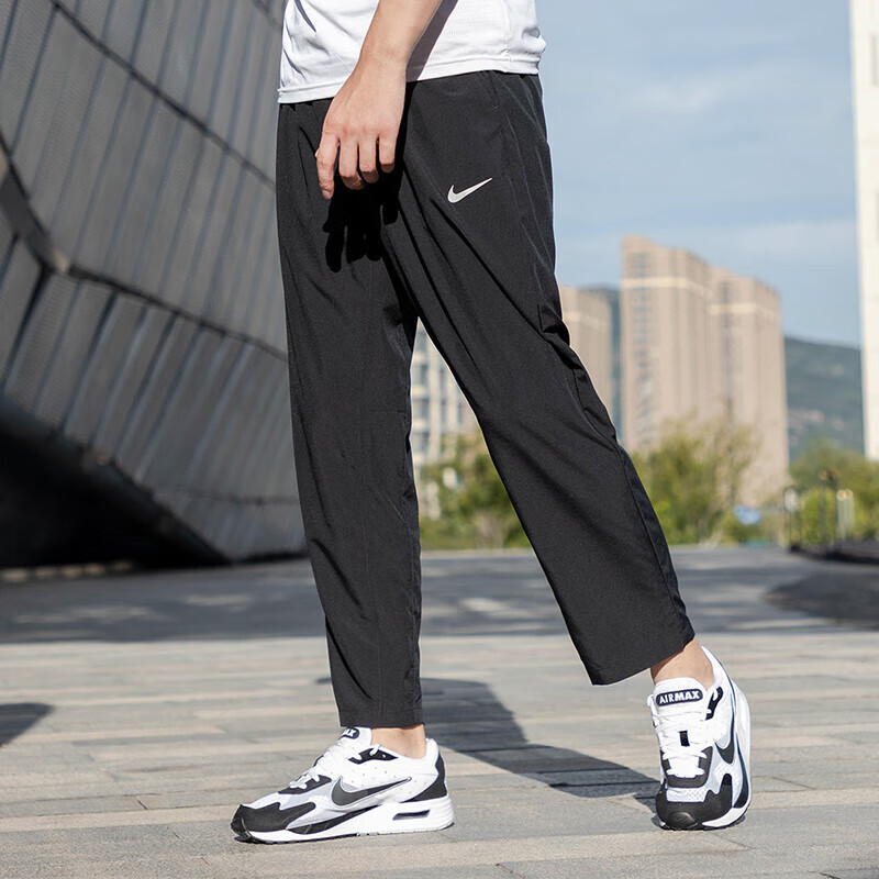 NIKE耐克男裤运动裤健身训练跑步透气休闲快干裤子长裤 FB7491-010