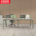 中泰（jongtay）四人位办公桌简约现代屏风隔断员工卡座办公室电脑桌2.4米 J-OKE-GA24