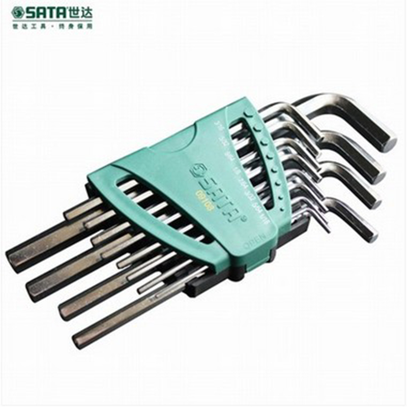 世达(SATA)12件英制加长内六角扳手组套9108(单位:套)