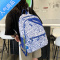 封后书包女初中生涂鸦大容量韩版ins风中学生背包男新款小学生双肩包学生书包