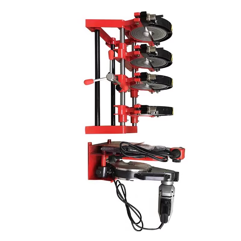 中锦科技 PE管热熔焊机 PE焊机手动对接焊机 63-200[二环整机]数显+保压 台高清大图