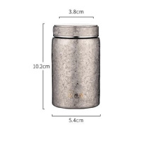 希诺纯钛茶叶罐200ml XN-T108