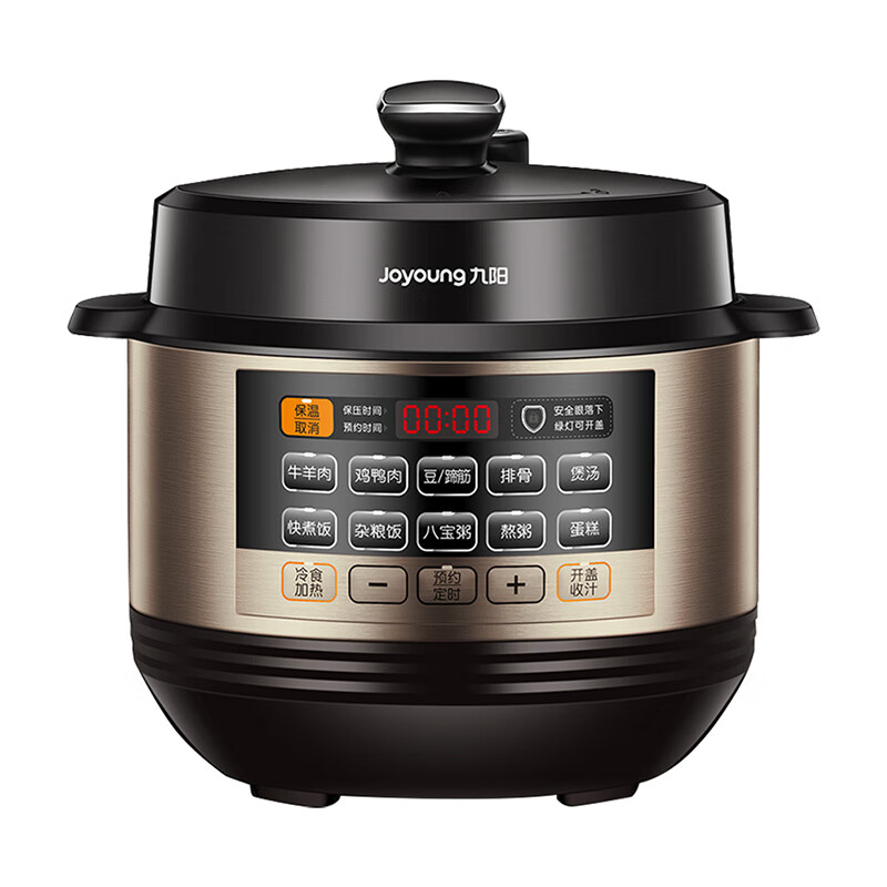 九阳 电压力锅 Y50C-B353 棕色高清大图