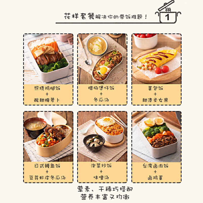 [正版]中法图 2020新 萨巴厨房 快手营养便当 主食荤素搭配汤粥异国简餐快手便当 合理膳食便当盒饭 美食烹饪便当菜谱