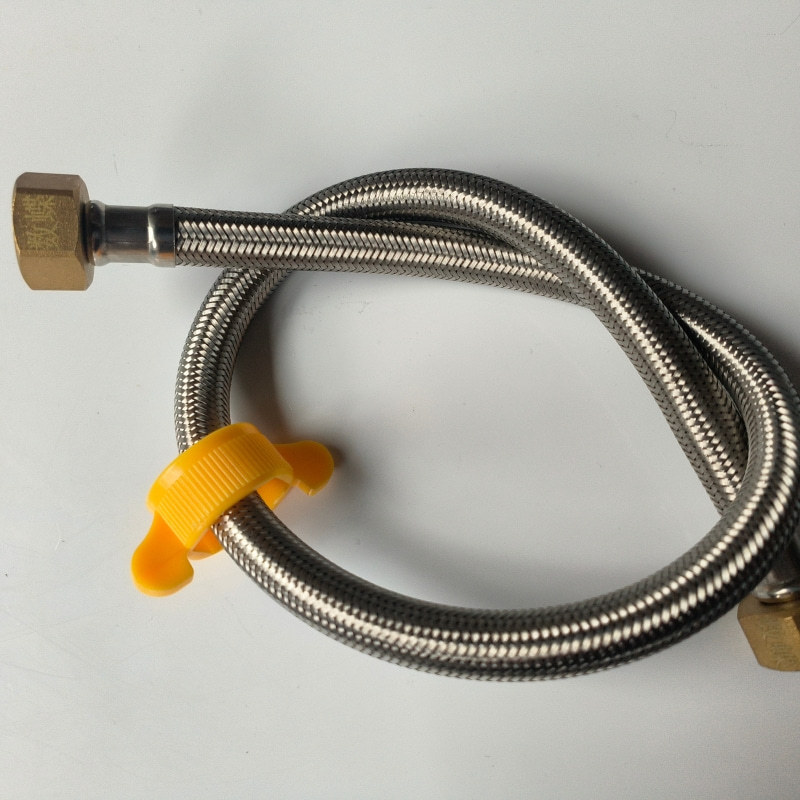 数蝶不锈钢编织软管软连接20cm个高清大图