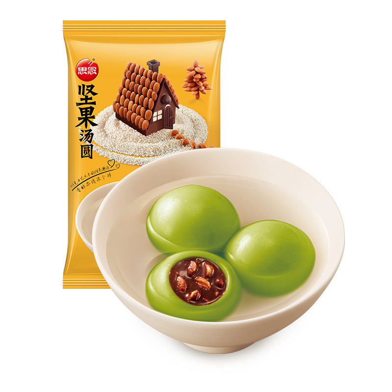 思念 玉汤圆 巧克力巴旦木坚果汤圆320g 速冻汤圆 冷冻食品 元宵节