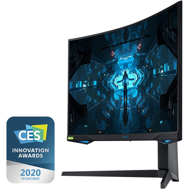 三星(SAMSUNG)240Hz曲面电竞显示器2K 1msGTG HDR600 TUV认证 升降旋转 玄龙骑士 27英寸 C27G75TQSC