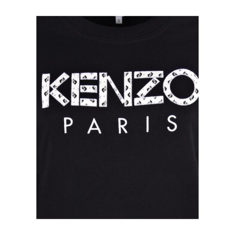 高田贤三(Kenzo)女运动卫衣圆领长袖棉100%舒适百搭休闲潮流女士l