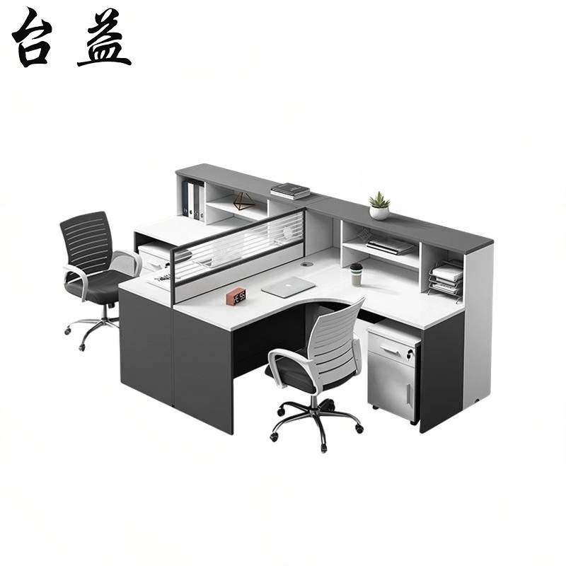 台益 办公桌 屏风工位(四人位)TY-GW2024131 2820*2820*1100mm 张高清大图