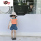 绿彩虹光2022新款女童夏装童装短袖T恤莫代尔洋气夏季儿童半袖女宝宝上衣t