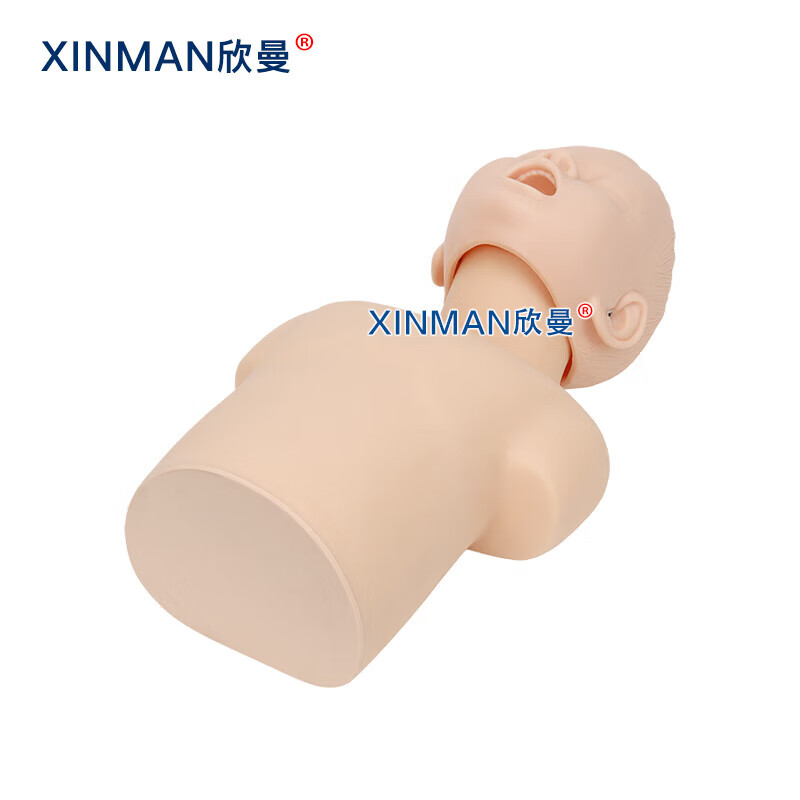 欣曼科教 儿童气道梗塞海姆立克训练模拟人 幼儿窒息模型XM-CPR139A高清大图