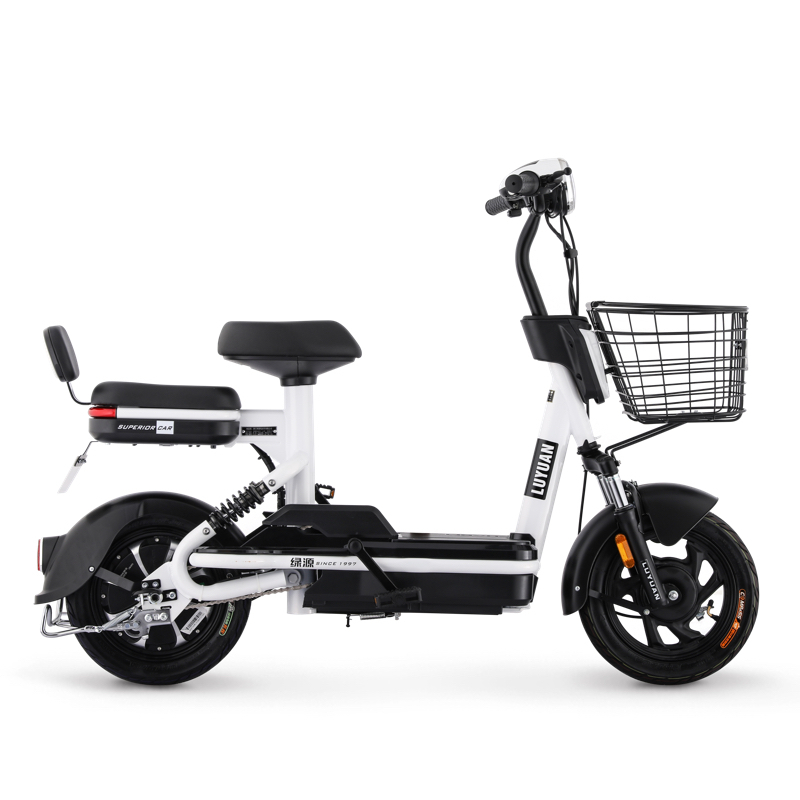 绿源新款电动自行车小型女士电瓶车feo成人男女通用48v代步电动车参数