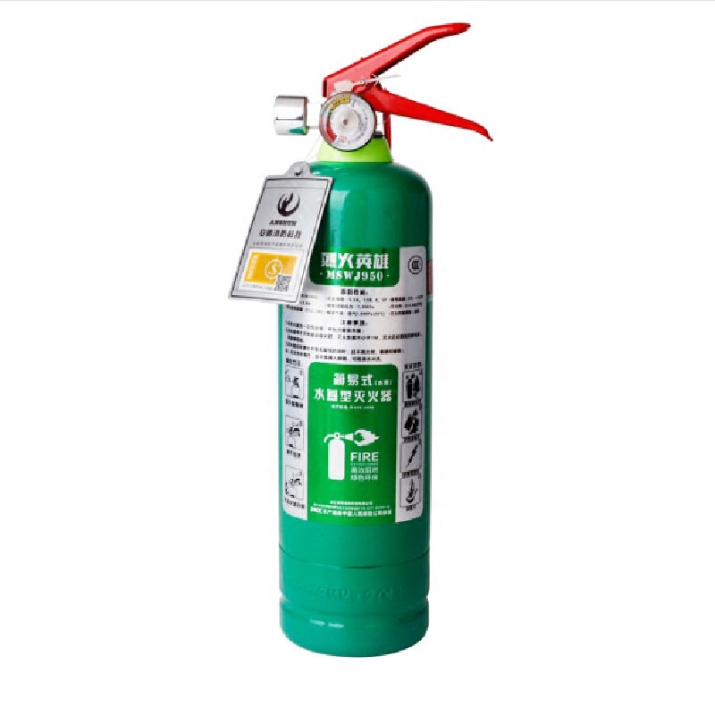 洪湖水基灭火器 简易式绿色环保灭火器应急消防器 3L水基型灭火器