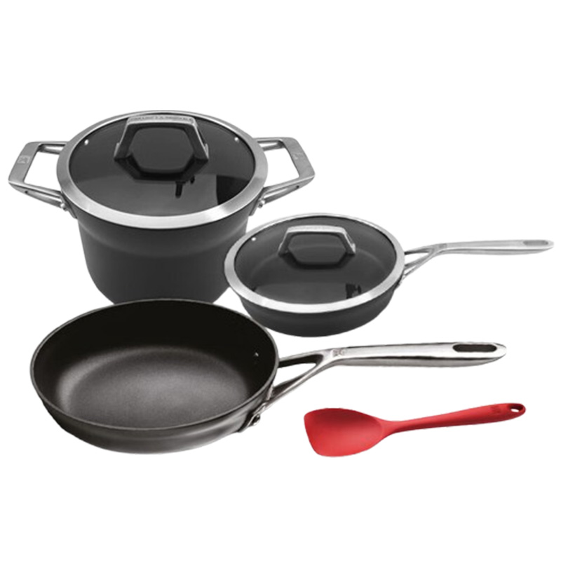双立人锅具套装4件套不粘锅煎锅汤锅铲勺66200-012-982