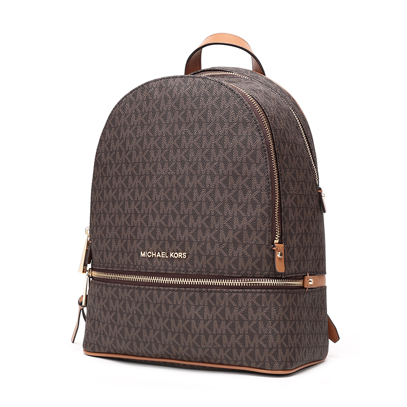 michaelkors迈克科尔斯mk女士双肩包牛皮中号背包30s7gezb1bbrown棕色