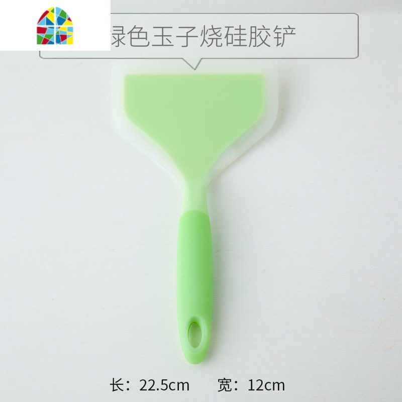 玉子烧不锈钢迷你小煎锅方形不粘锅电磁炉烙饼家用平底锅 FENGHOU 绿色玉子烧硅胶铲高清大图