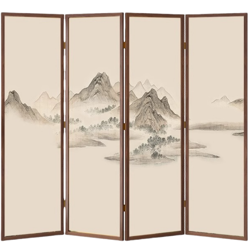 豫龙都折叠屏风四扇个高清大图