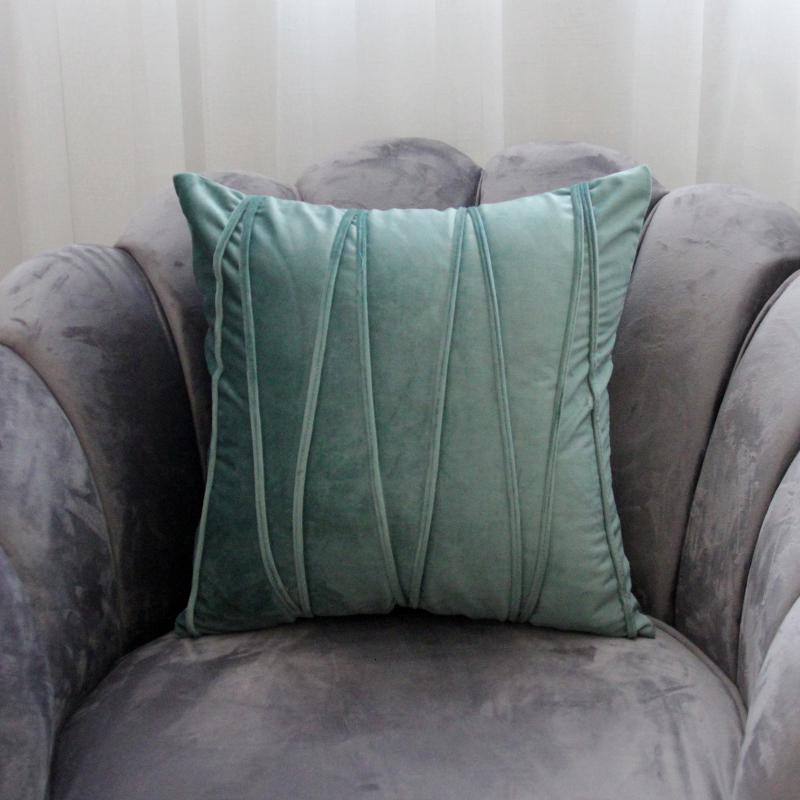 美帮汇现代简约色抱枕靠垫沙发办公室大靠背垫长腰枕床头抱枕套不含芯高清大图