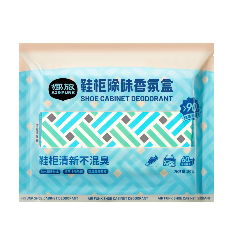 air funk(椰放)鞋柜除味香氛盒 (雪松鸢尾花) 80g